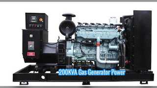 200KVA 천연가스 발전기 세트 전력 솔루션