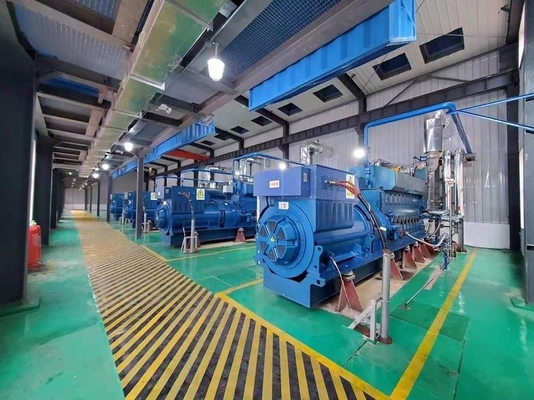 좋은 가격 1000KW 1MW 천연가스 바이오가스 발전기 세트 동력화차 개방형 콘테이너 온라인으로