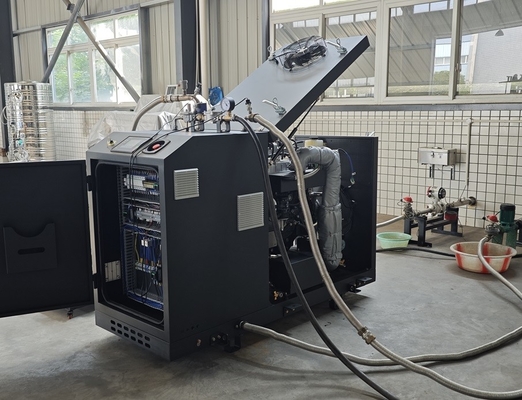 좋은 가격 24시간 24시간 연속 작동 수로 냉각 된 이중 연료 천연 가스 CHP 20kw 25kva 고 전체 효율 온라인으로