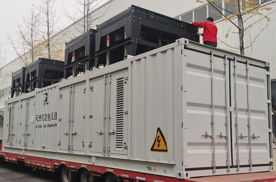 좋은 가격 시뮬레이터 장착 250KW 300KVA 500KW 625KVA Deutz 천연가스 LNG CNG 발전기 야외 가스 및 석유 필드 온라인으로