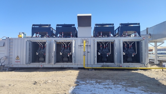 좋은 가격 공기 냉각 대전기 냉각 컨테이너 유형 500KW 1000KW 1MW 2MW 3MW LNG CNG 천연 가스 Deutz 발전기 집합 야외용 온라인으로