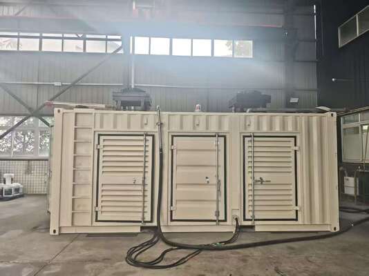 좋은 가격 프리미엄 컨테이너 120kW 150KVA 고효율 저소음 천연가스 CHP 발전기 온라인으로