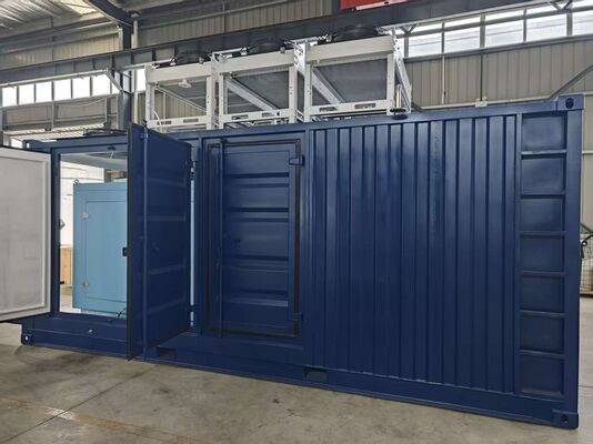 좋은 가격 200kW 정격 출력 천연 가스 CHP 발전기, 전체 효율 86.1% 및 열 회수 시스템 온라인으로